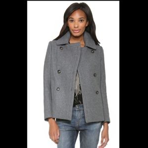 theory gray coat